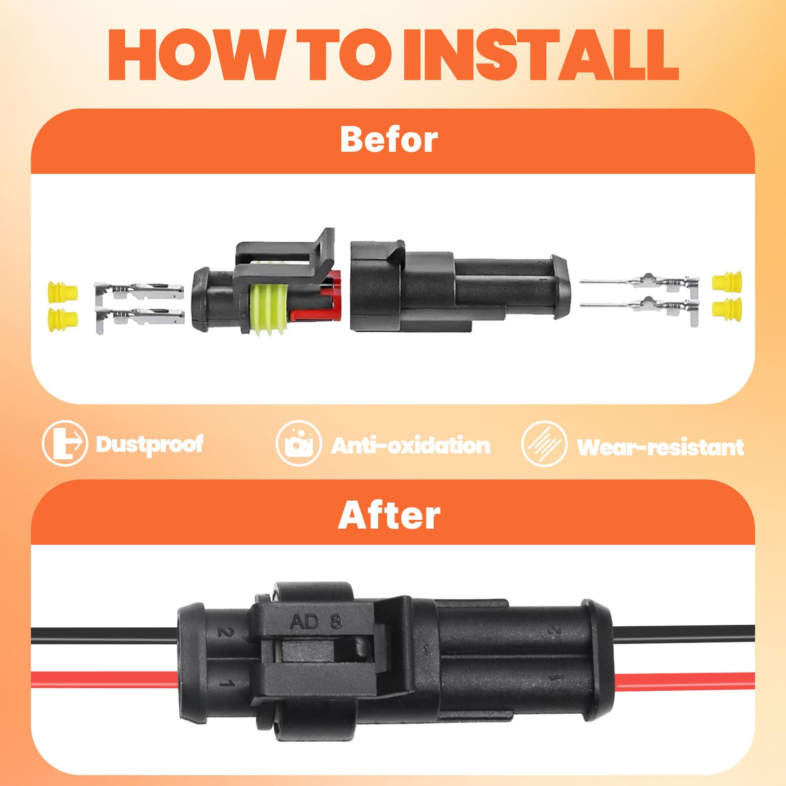 Seamaka assembled male and female connector in hand showing fit benefit