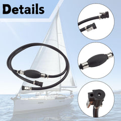 SeaSierra rubber primer bulb closeup highlighting grip and secure manual priming action