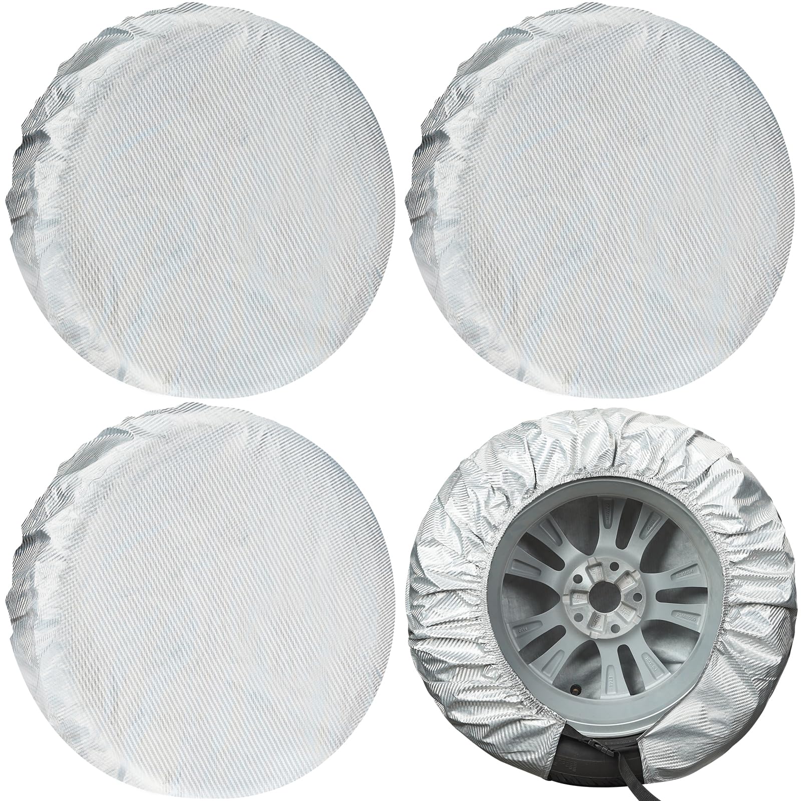 Season Guard front view of 4Pack covers showing packaging and complete set benefit