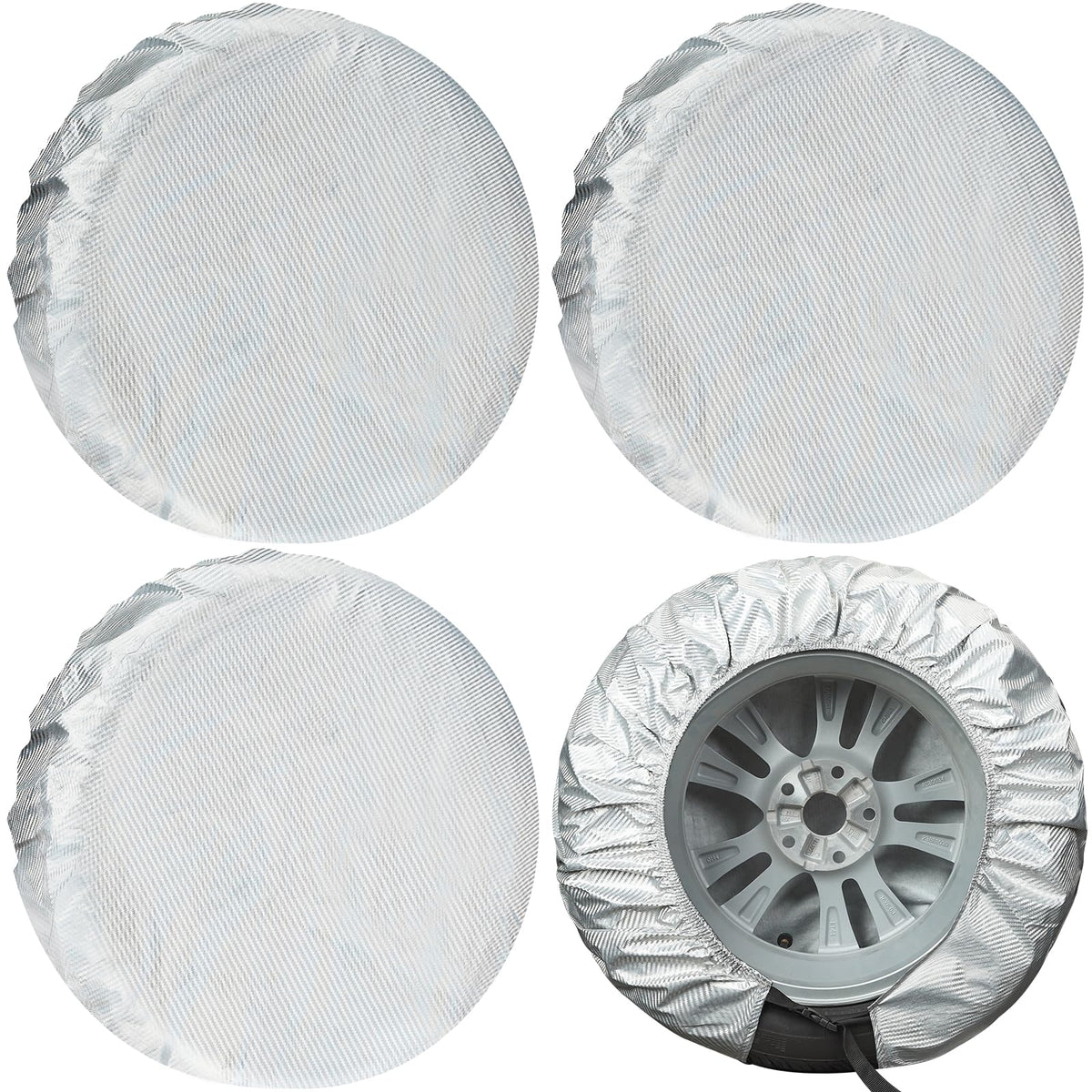 Season Guard front view of 4Pack covers showing packaging and complete set benefit