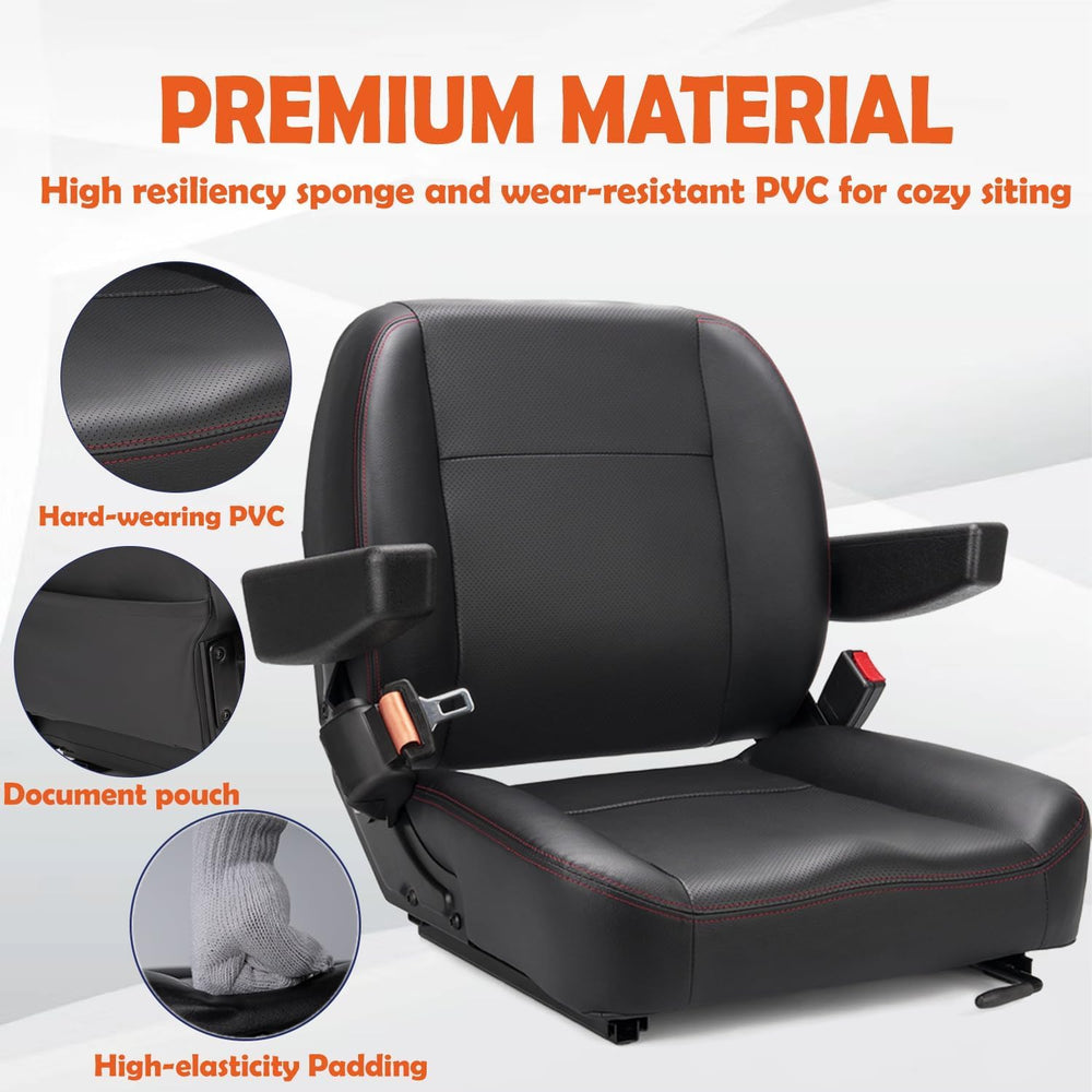 SEATIN safety belt and buckle providing operator security