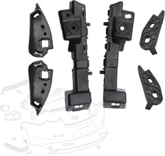 SecosAutoparts bracket installed on Chevy Malibu front demonstrating restored bumper alignment benefit