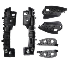 SecosAutoparts front bumper brackets packaging showing kit completeness and fast replacement benefit