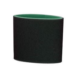 SeDeplacer front view of air filter showing shape and clean fit benefit