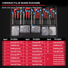 SEDY drill bits close-up showing 135° tips for precise hole preparation