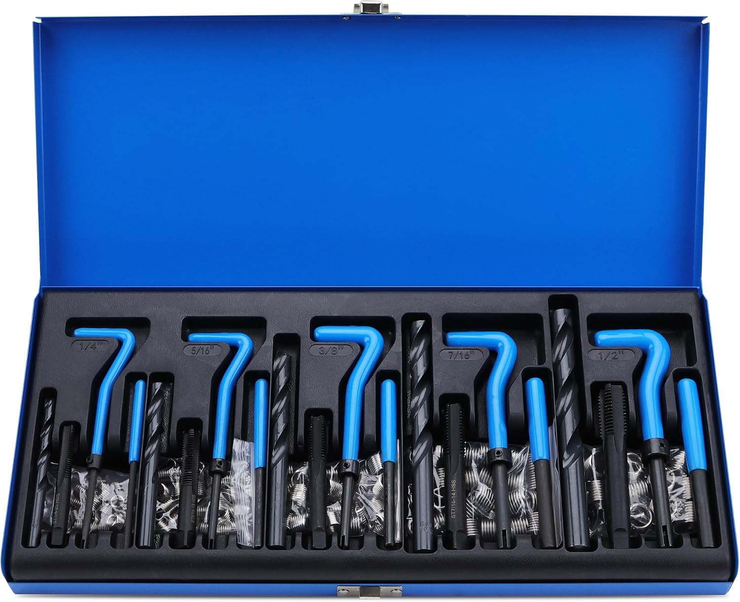 SEDY front packaging case open showing organized 131PC kit and tools for fast repairs