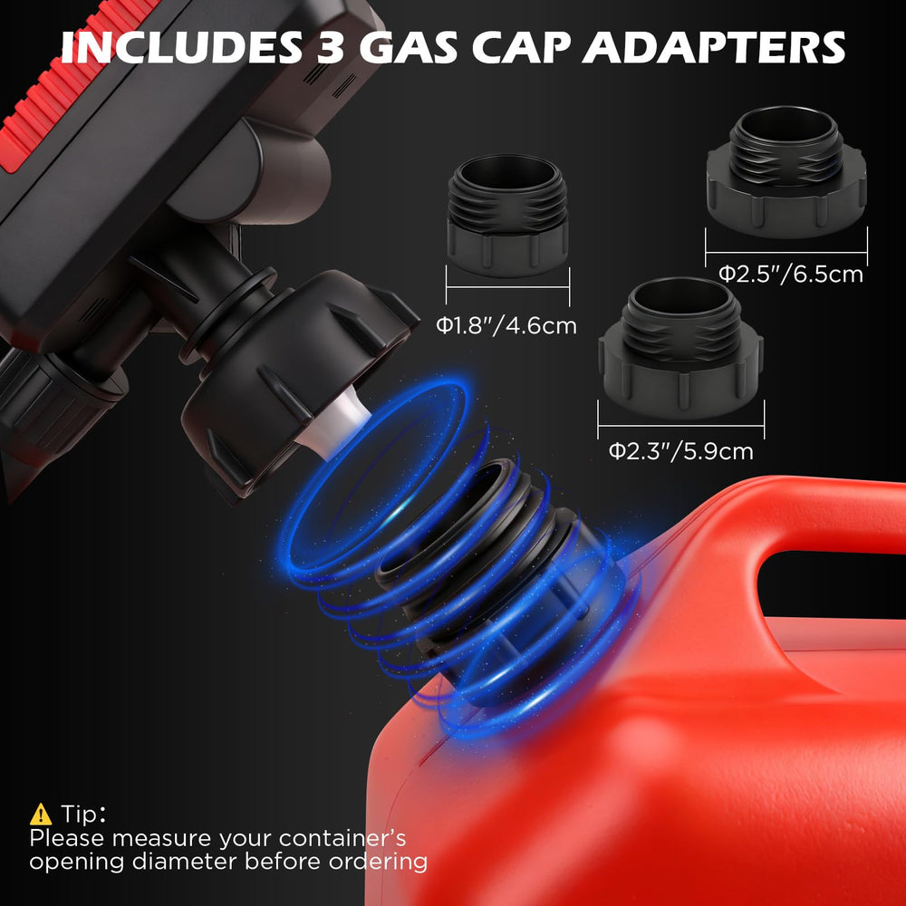 SEDY pump in use transferring gasoline for faster refueling