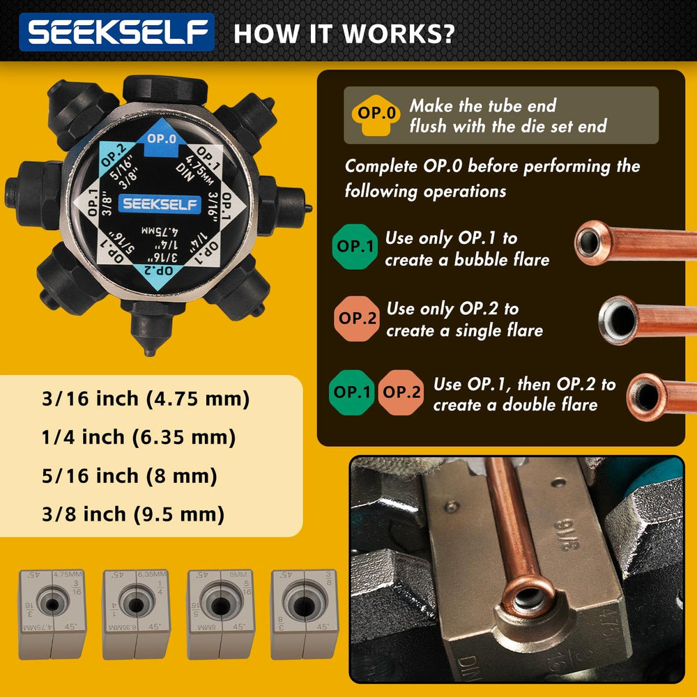 SEEKSELF long lever handle detail offering improved leverage and easier right-handed use