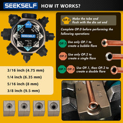 SEEKSELF long lever handle detail offering improved leverage and easier right-handed use
