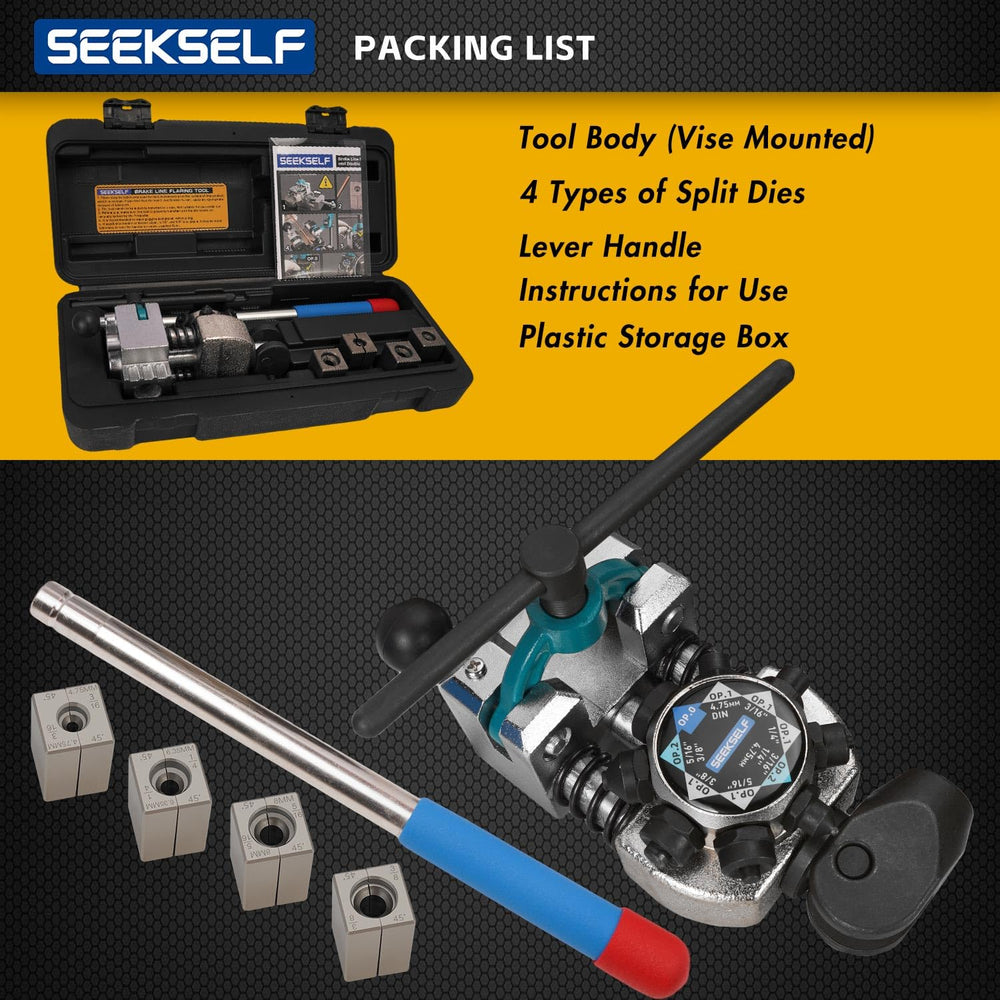 SEEKSELF plastic case open with organized kit for clean storage and transport
