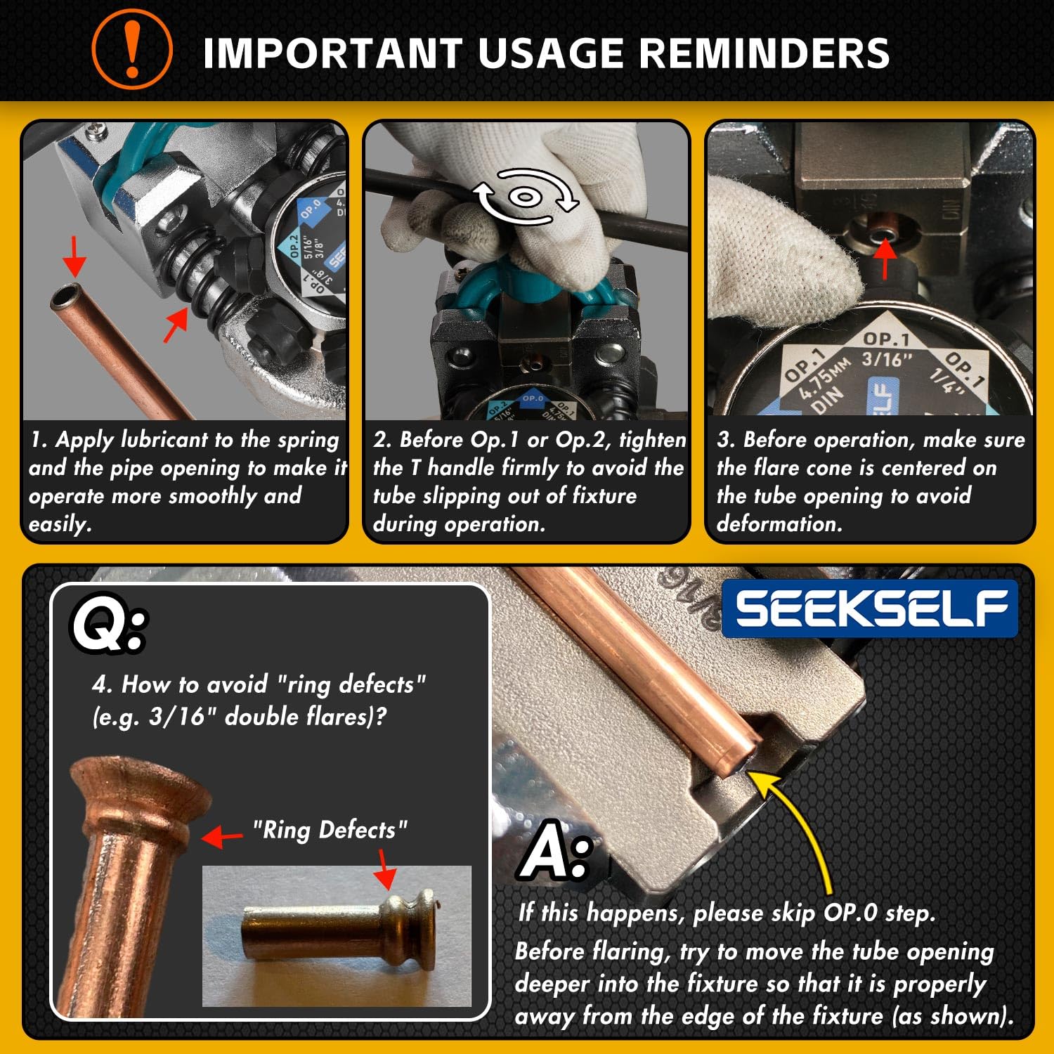 SEEKSELF tool clamped in vise demonstrating safe bench mounting and stable operation