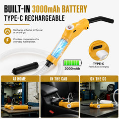 Seeossn ergonomic yellow handle and controls for comfortable one-hand use