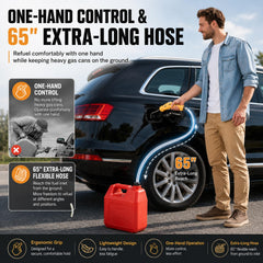 Seeossn long 65-inch hose connection demonstrating reach and flexible routing