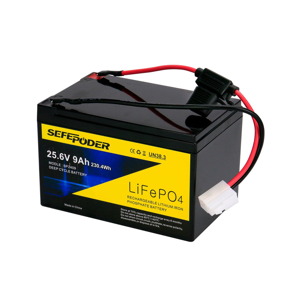 SEFEPODER front view pack showing connectors and benefit of easy swap