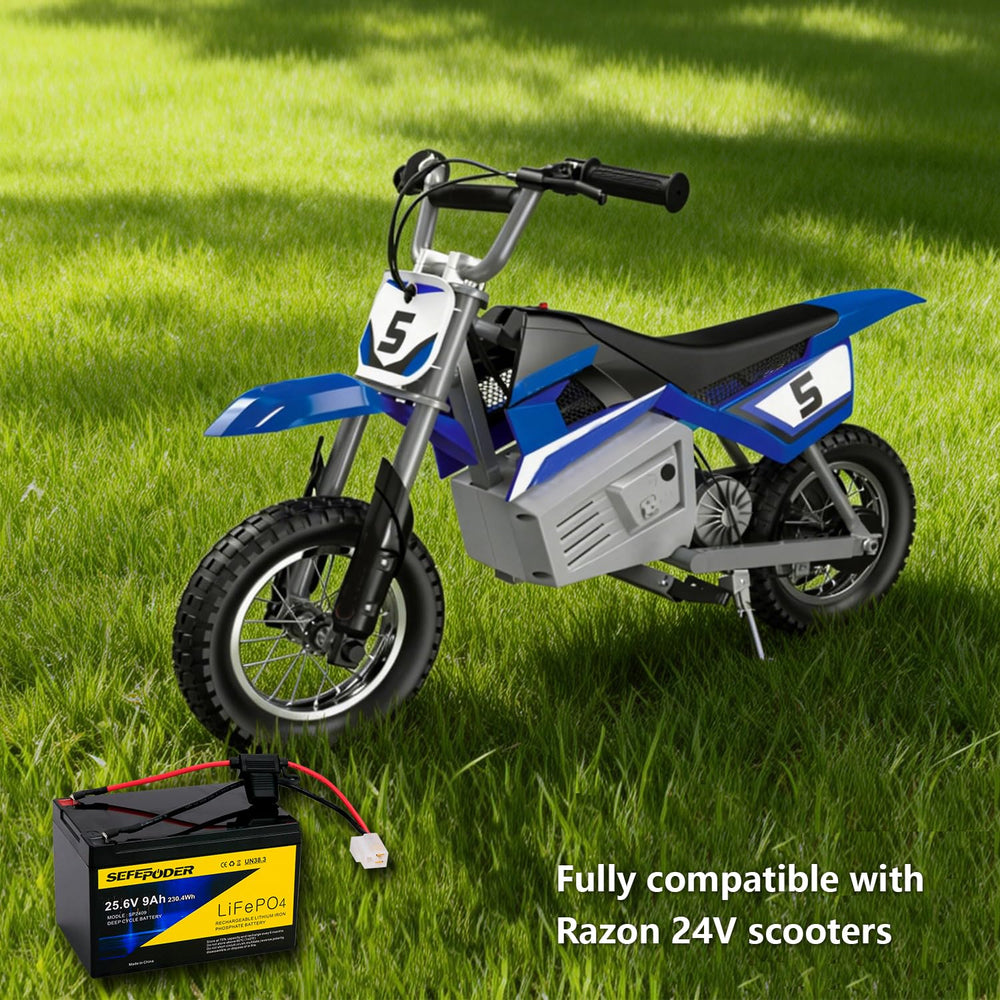 SEFEPODER installed in Razor scooter demonstrating improved performance