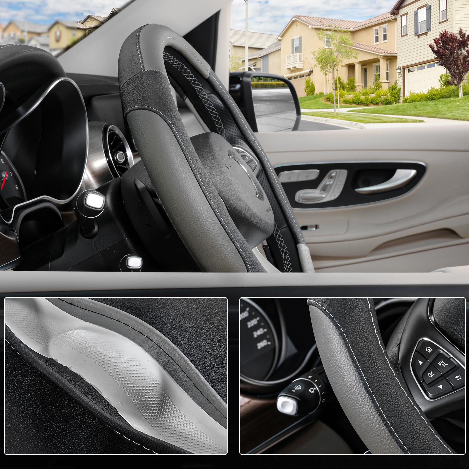SEG Direct side profile on 15-inch wheel, secure non-slip fit visible