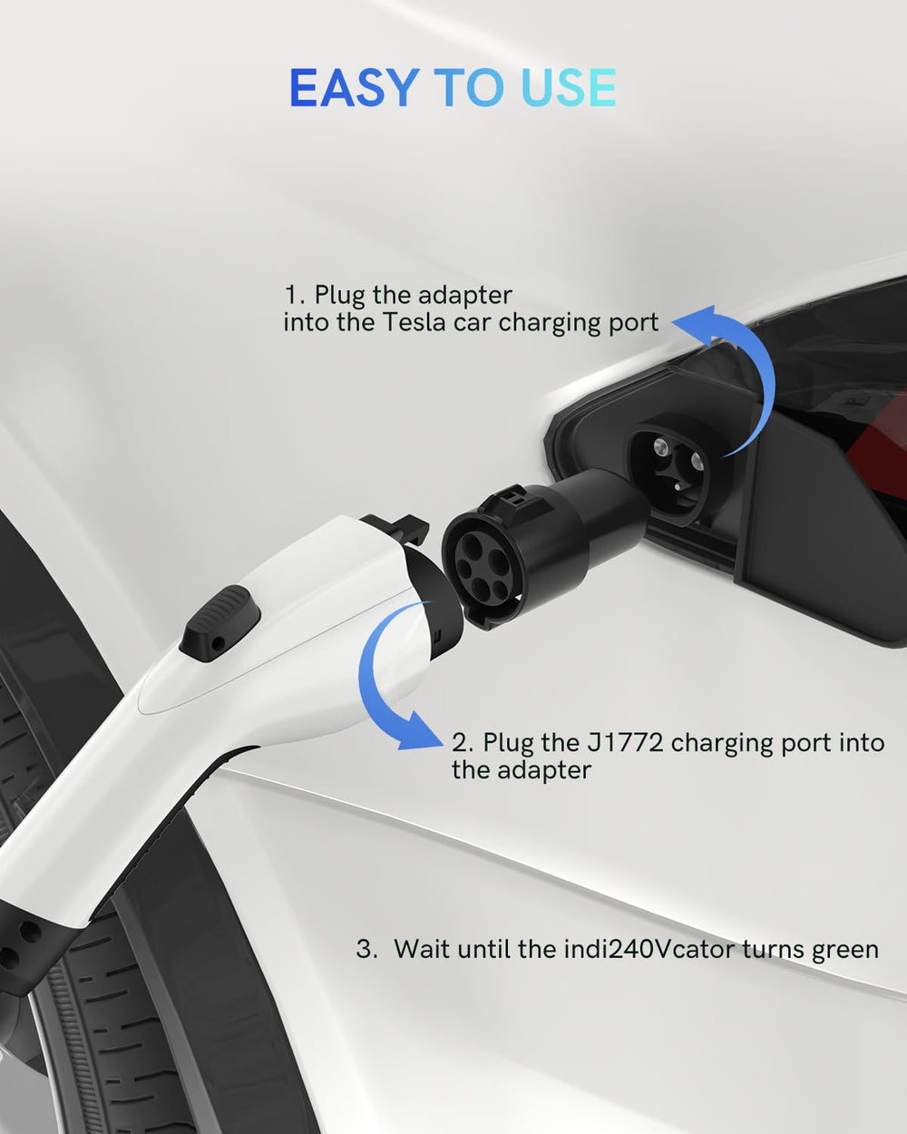 SEGUMA adapter held in hand for scale, compact size for easy car storage