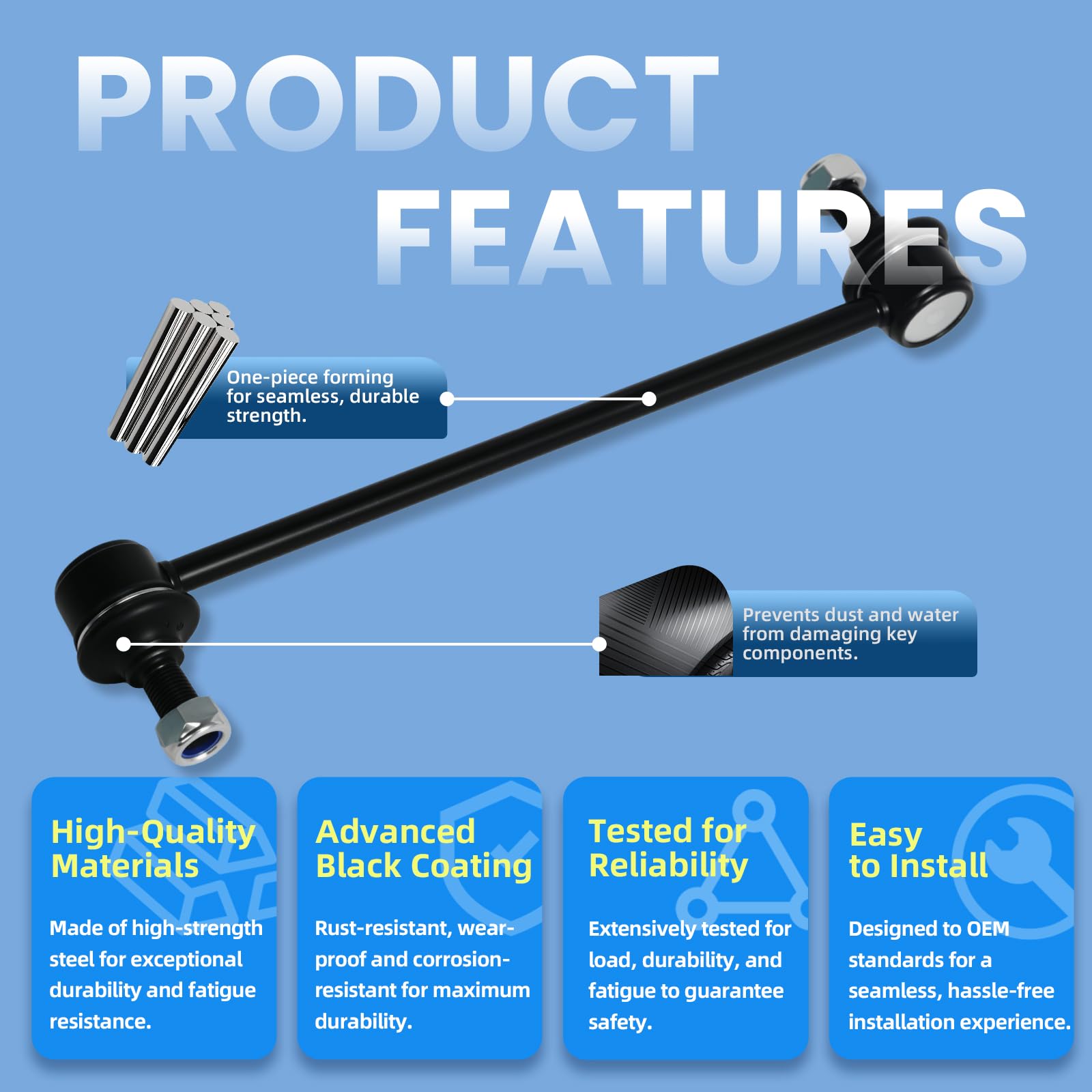 SegurVelo threaded end and bushing view ensuring secure fit