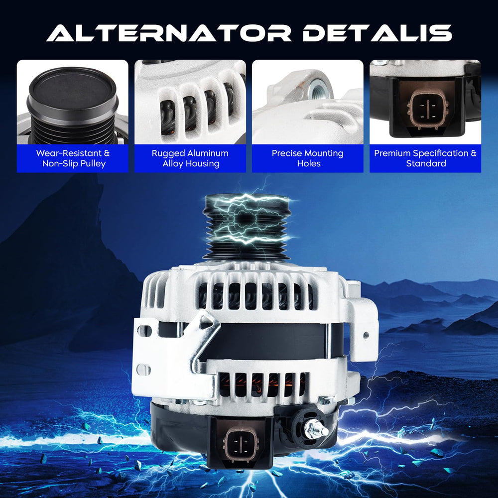 SEHNSUCHT alternator side profile highlighting lightweight aluminum housing advantage