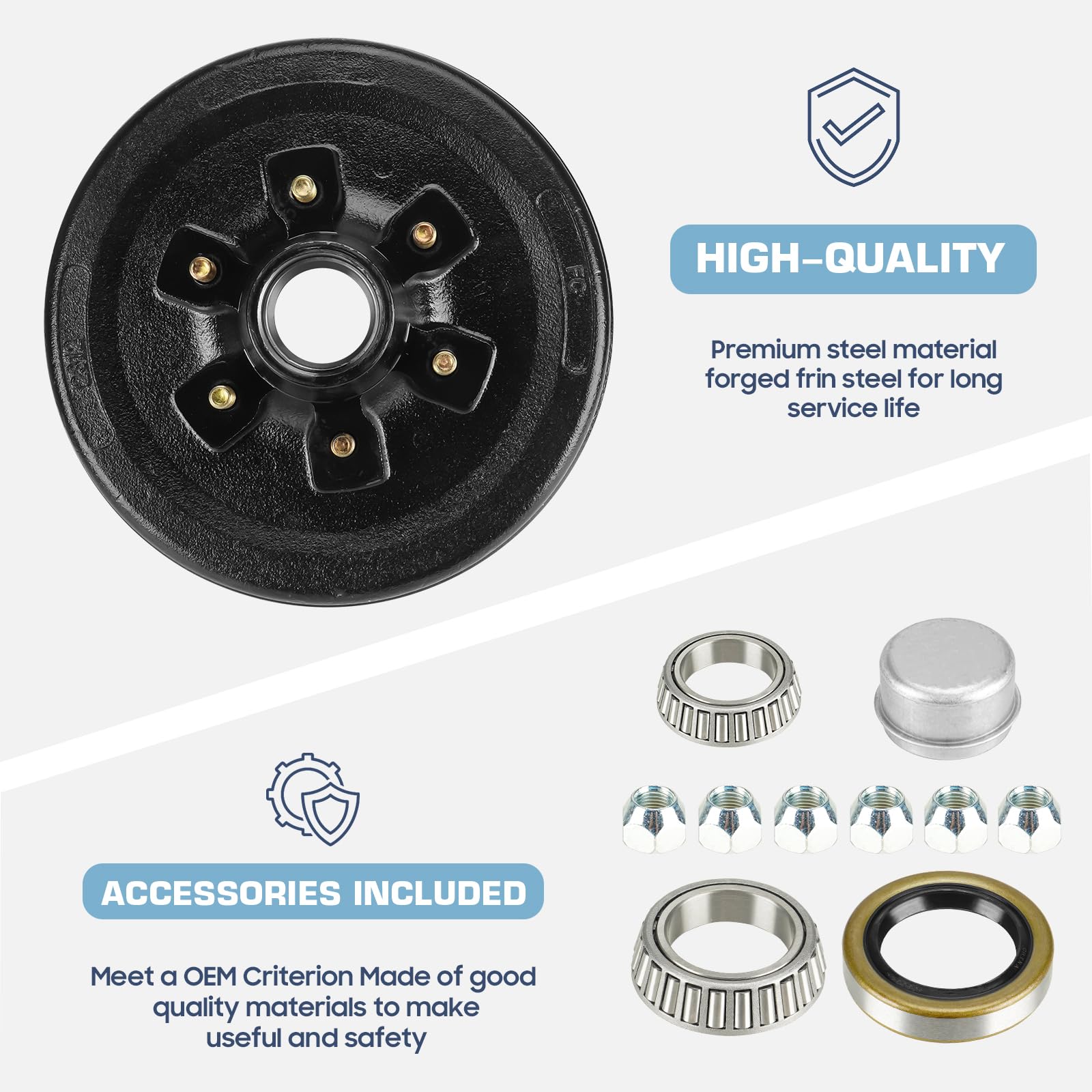 SEHNSUCHT bearings and seal laid out for easy installation and correct fit benefit