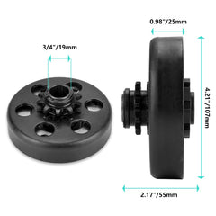 SEHNSUCHT close-up of clutch shoes highlighting durable surface for reliable grip