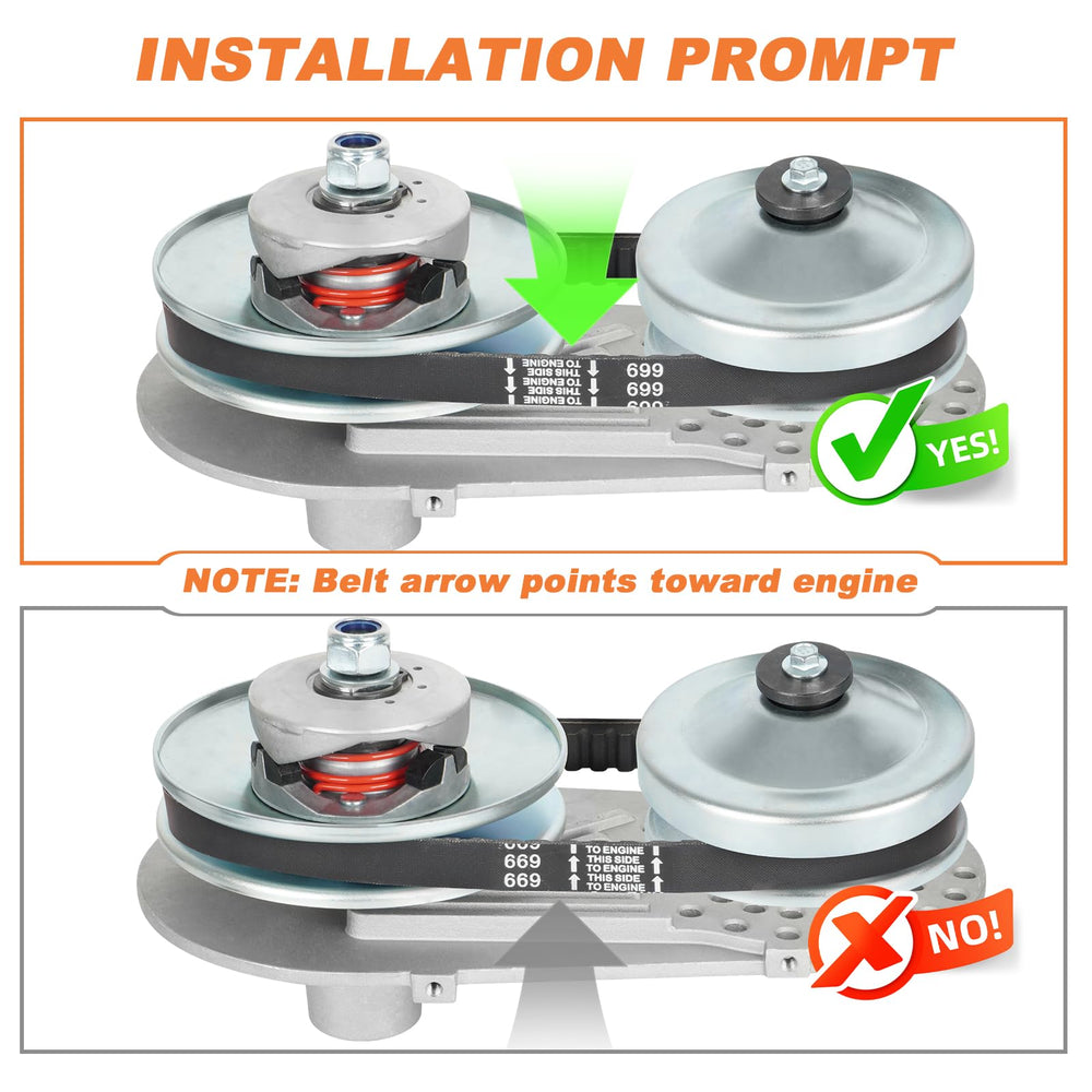 SEHNSUCHT 6-inch driven pulley side view aiding heat dissipation