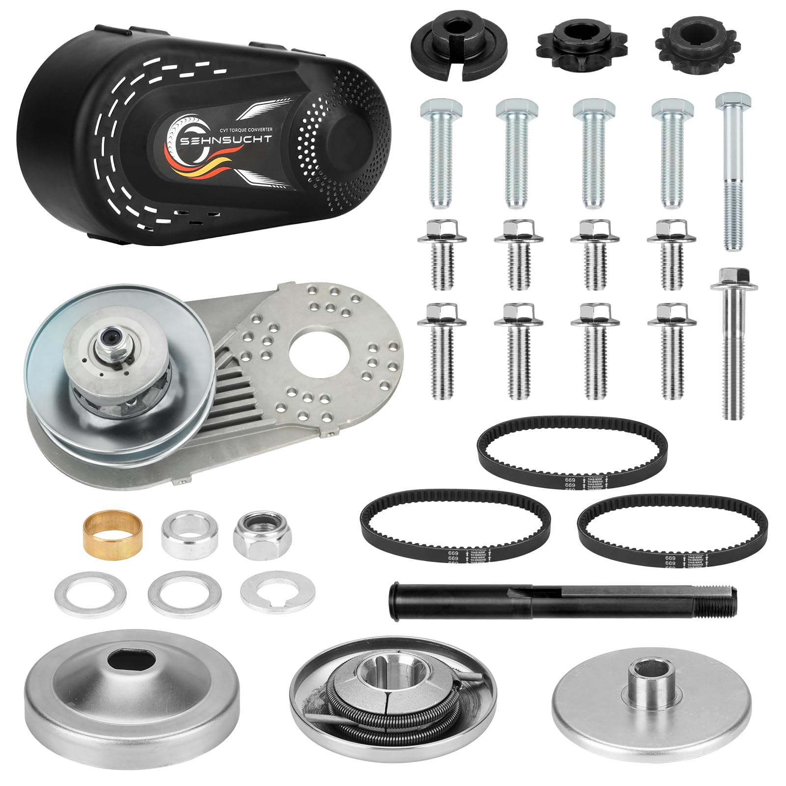 SEHNSUCHT front assembly showing clutch and driven unit for quick replacement