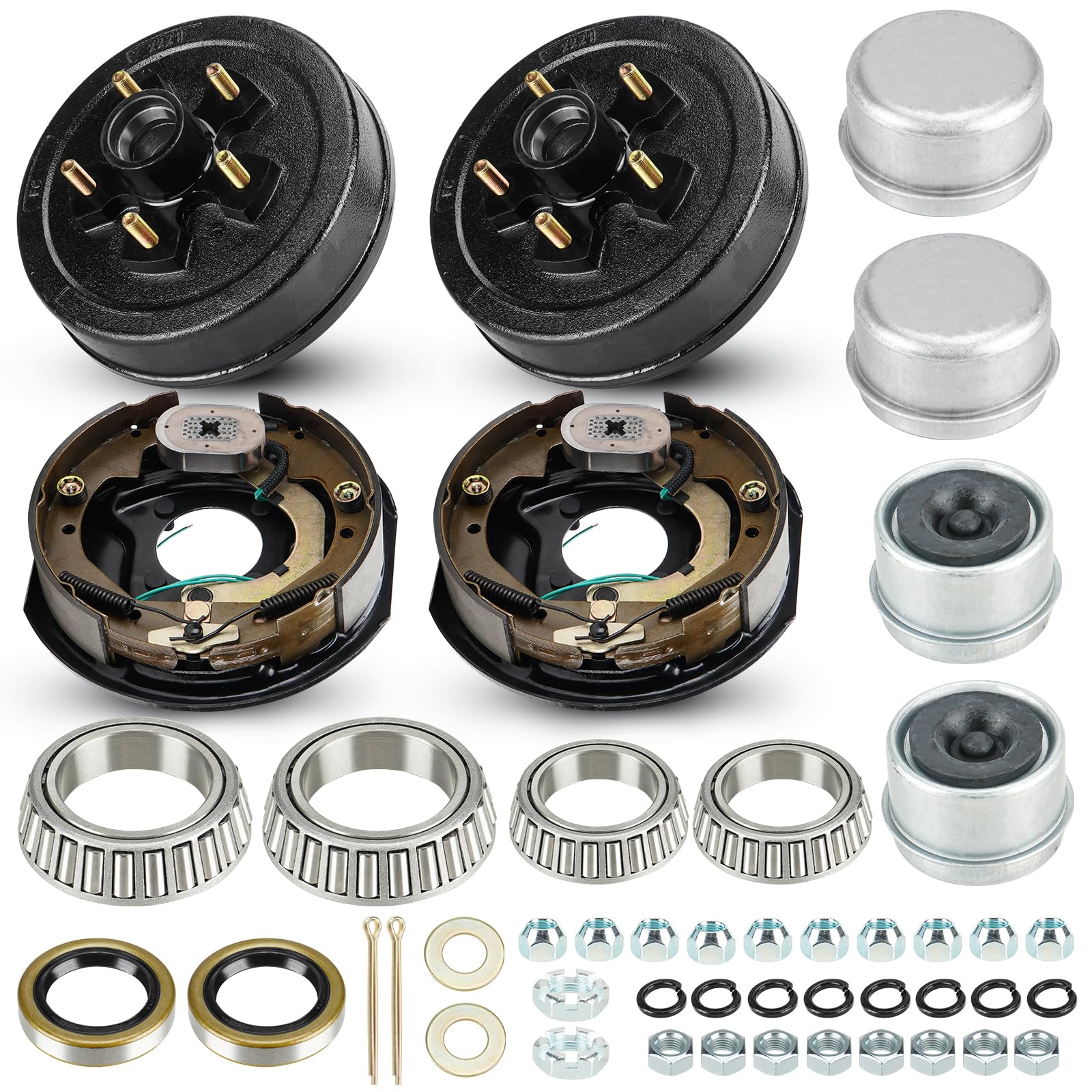 SEHNSUCHT front view of drum and brake kit showing complete replacement convenience