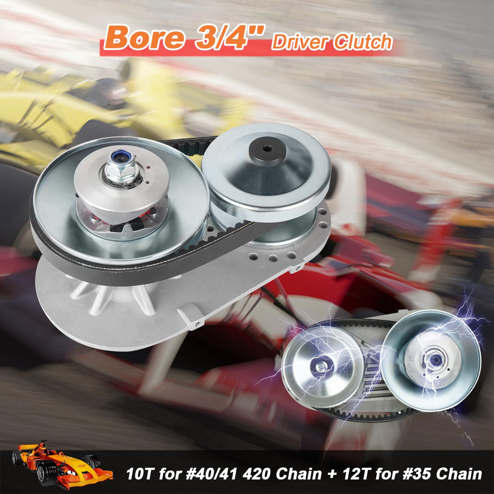 SEHNSUCHT installed on go-kart showing ready-to-use drivetrain performance
