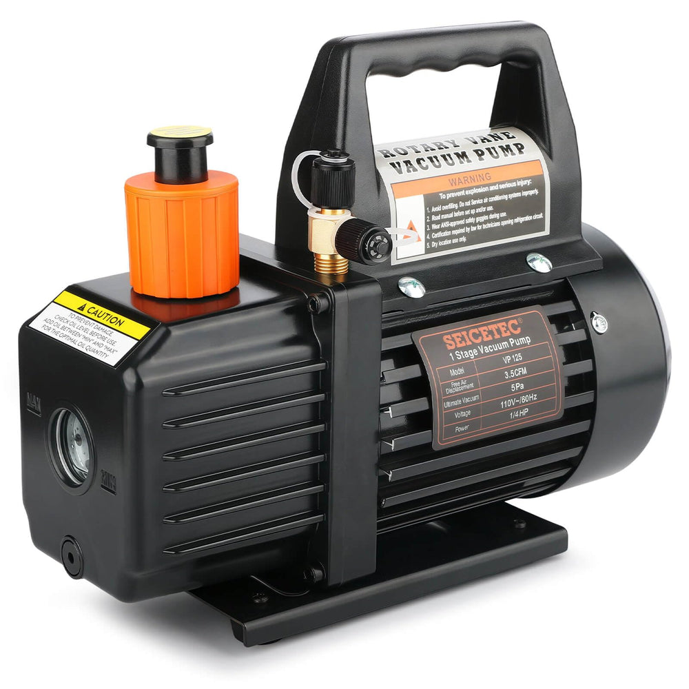 SEICETEC next to toolbox to show compact size and easy storage in service vans