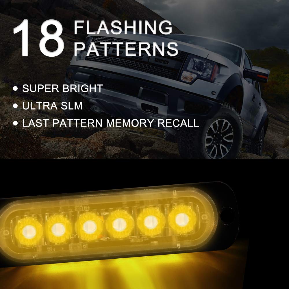 SEISSO close-up of six LEDs delivering high-intensity warning light