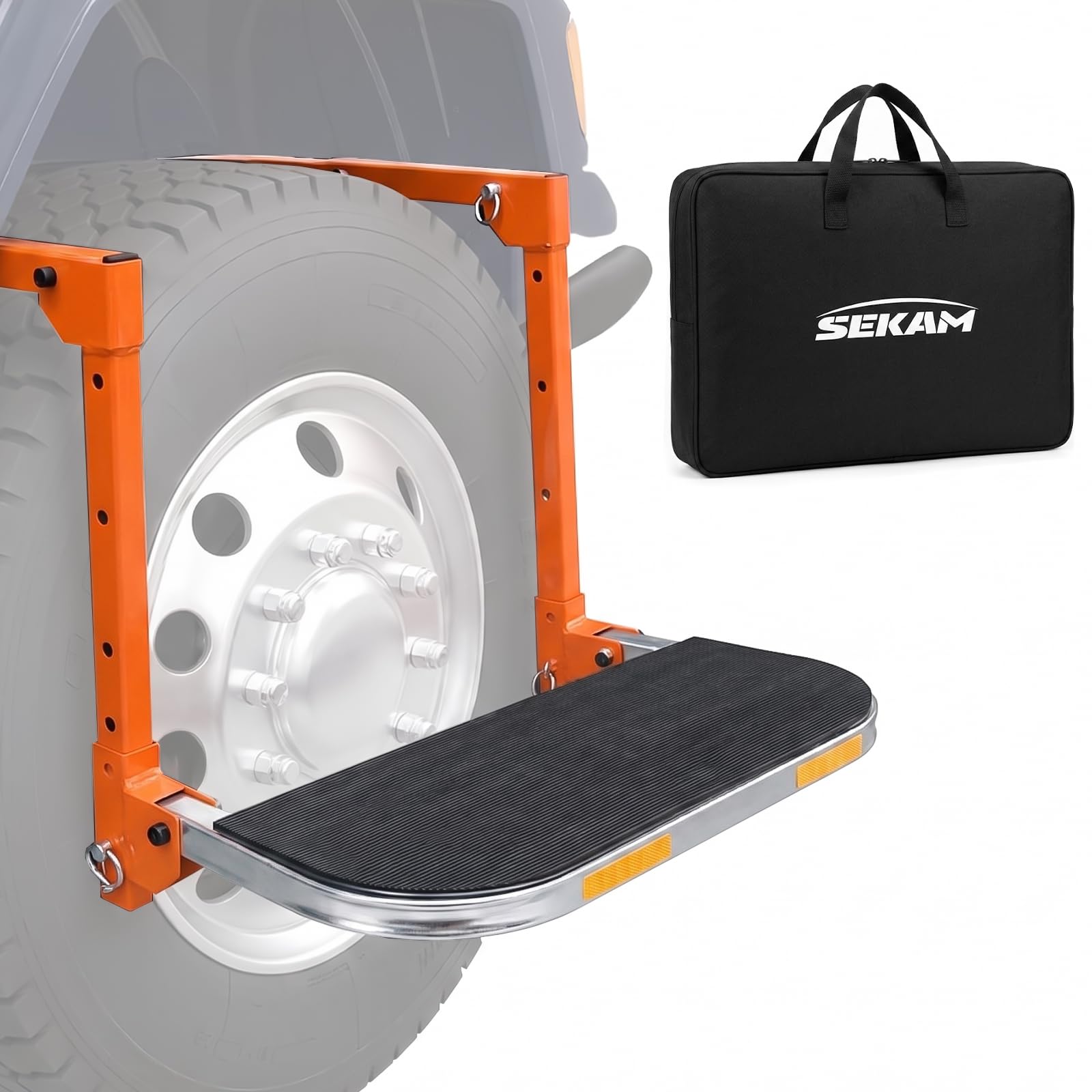 SEKAM front platform view showing wide rubber surface and stable support