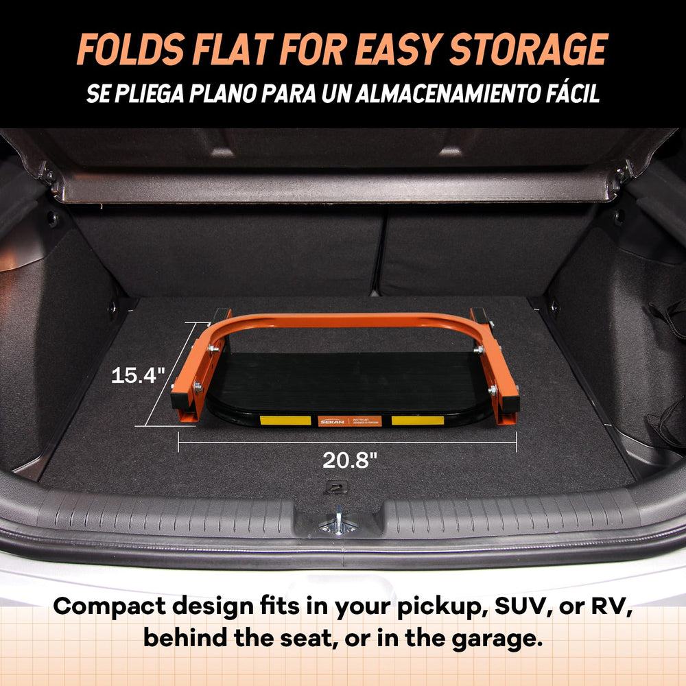 SEKAM reflective strip and bumper detail increasing visibility and protection