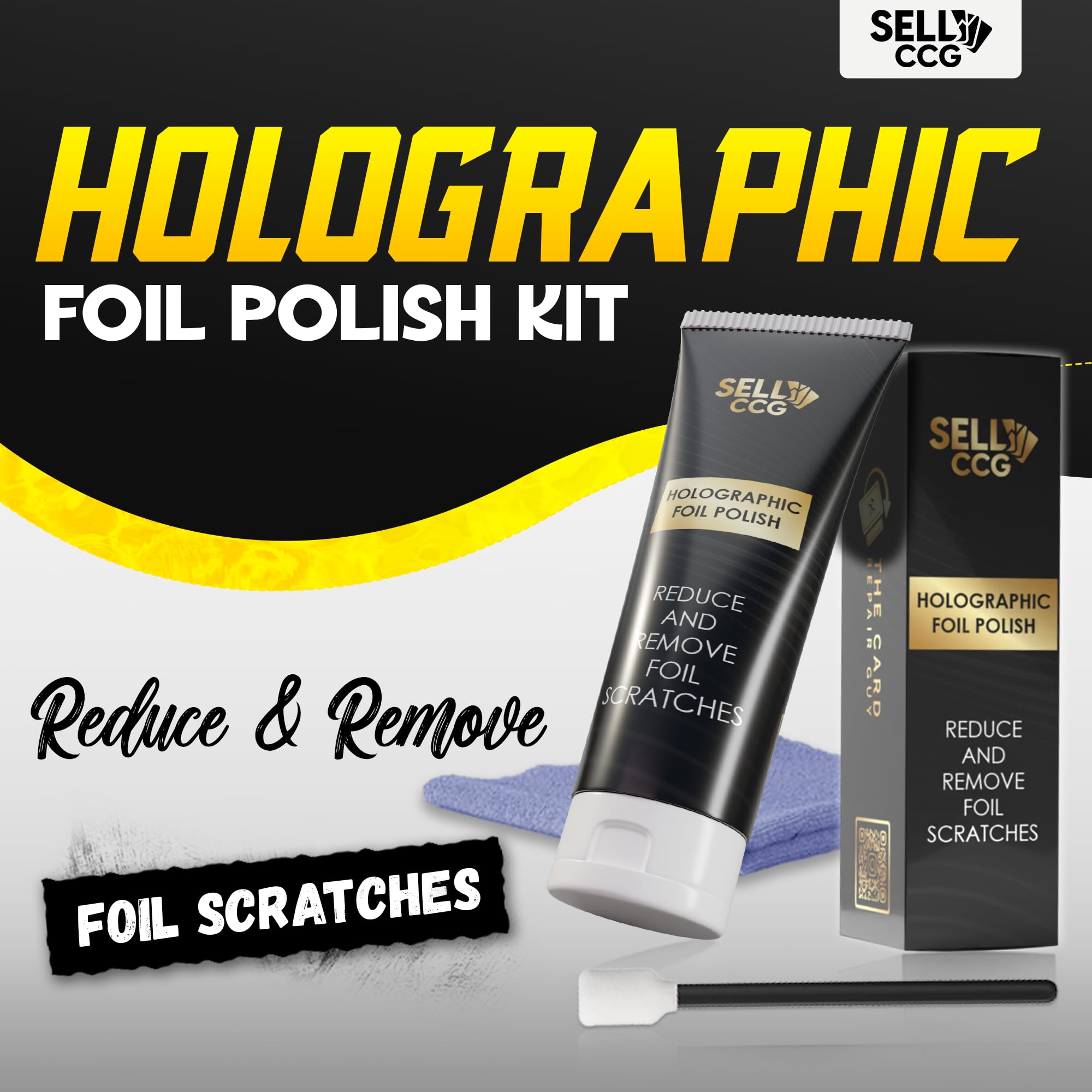 SellCCG close-up of the 2.8oz polish tube highlighting precise application control