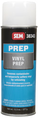 SEM vinyl prep front can showing label and spray nozzle for easy surface prep