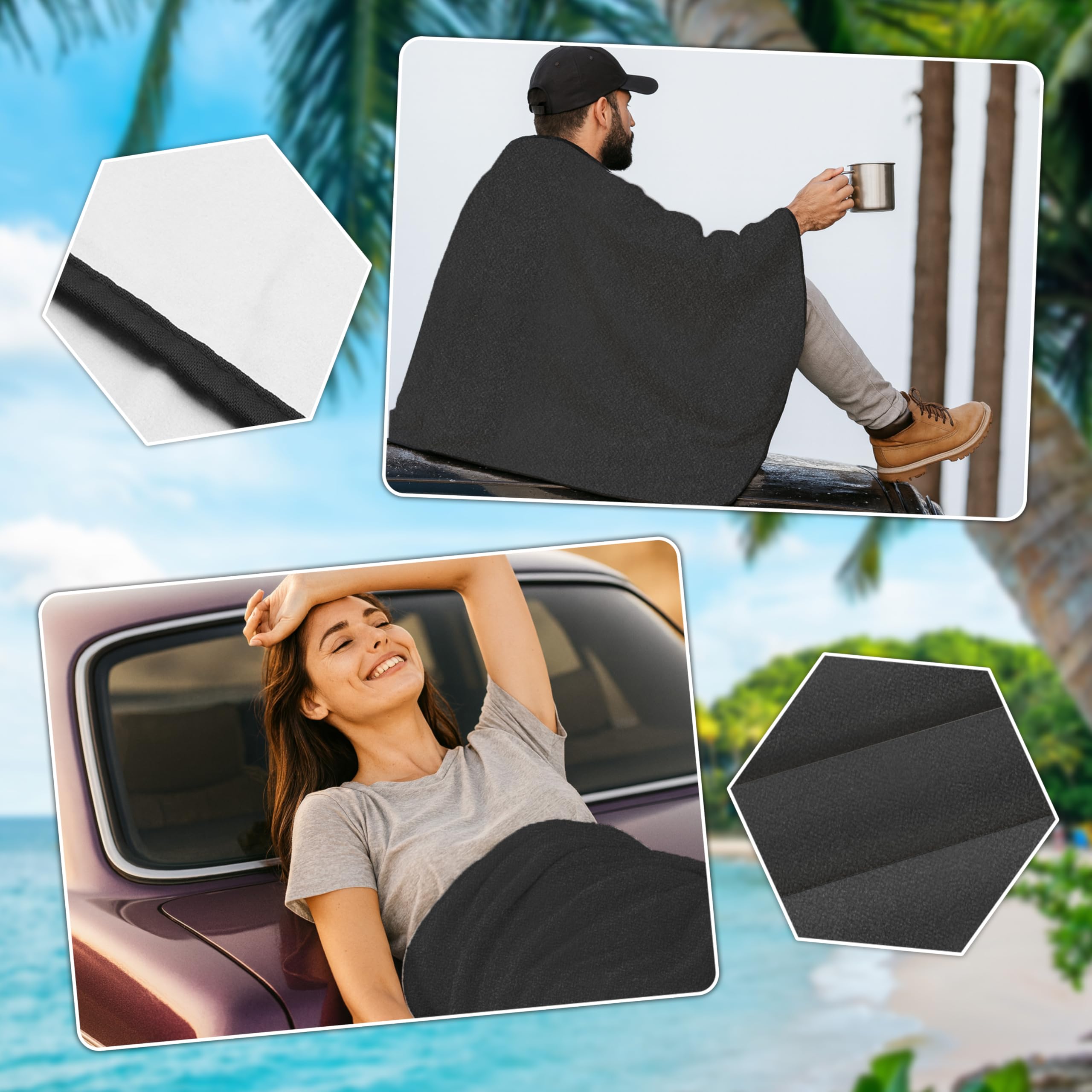Semtomn lifestyle shot from gym to car showing sweat protection and quick coverage