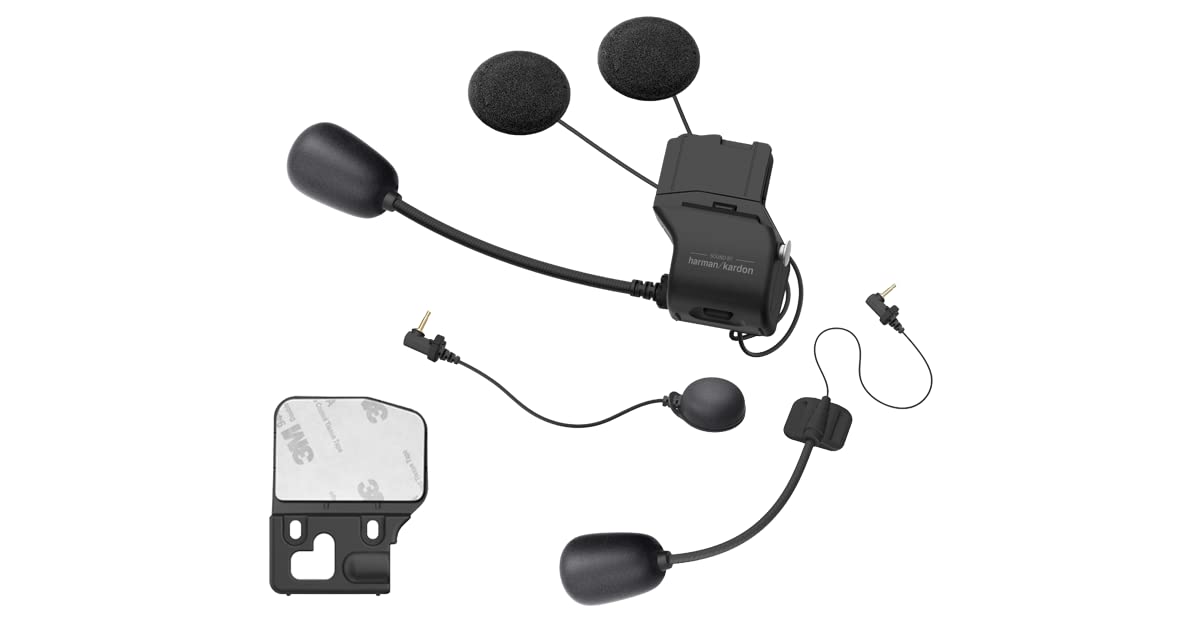 Sena clamp kit front view showing components and clear mounting layout for easy installation