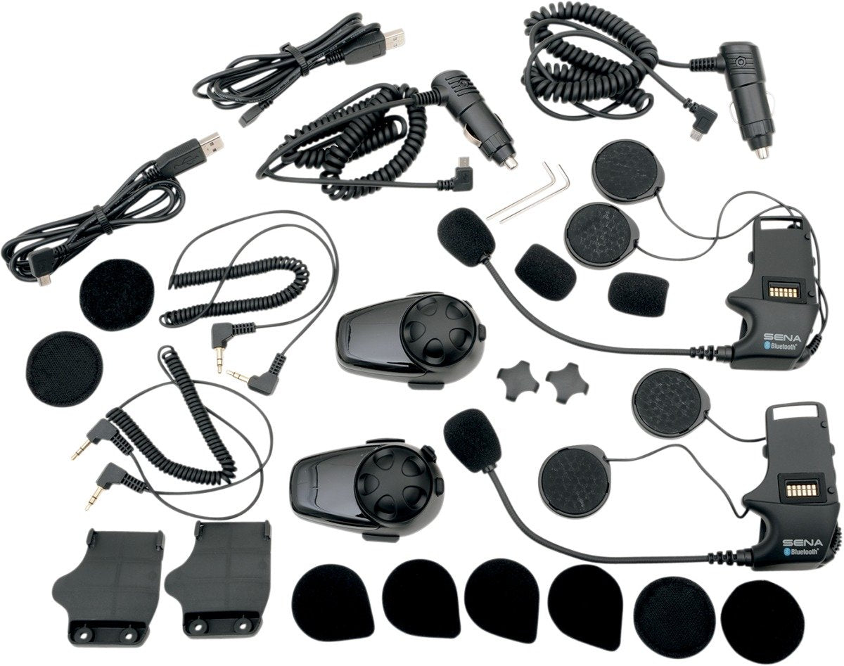 Sena SMH10D-10 close-up of jog dial and boom microphone highlighting simple gloved control