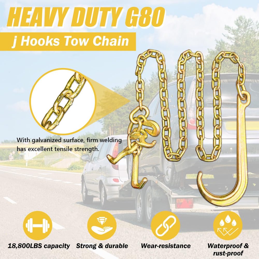 SENKEYFE grab hook engaged on chain highlighting quick length adjustment advantage