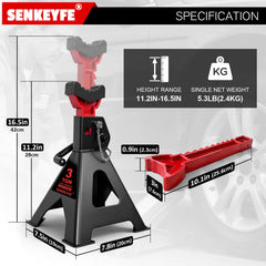 SENKEYFE wide foot base angle improving ground contact stability