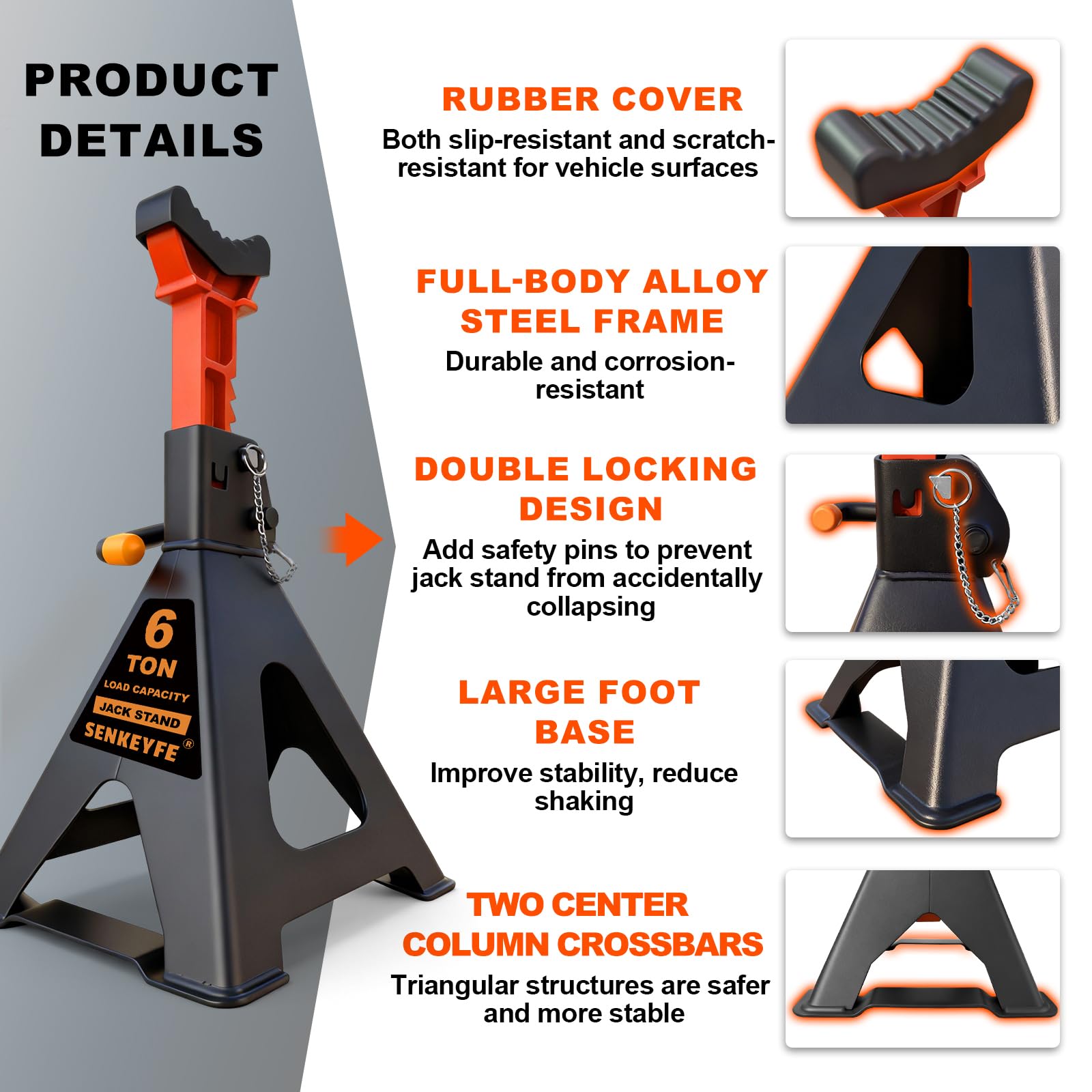 SENKEYFE rubber-covered saddle close-up protecting vehicle finish