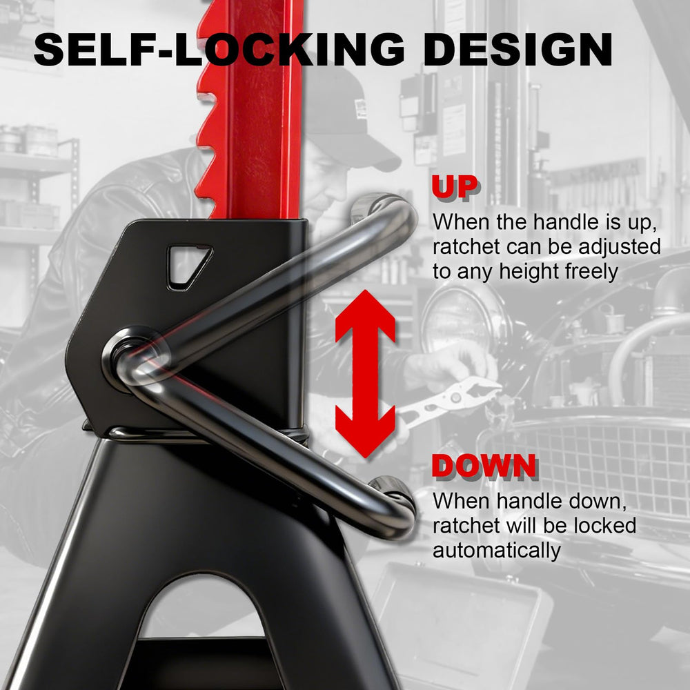 SENKEYFE supporting SUV with wheel removed for confident repairs