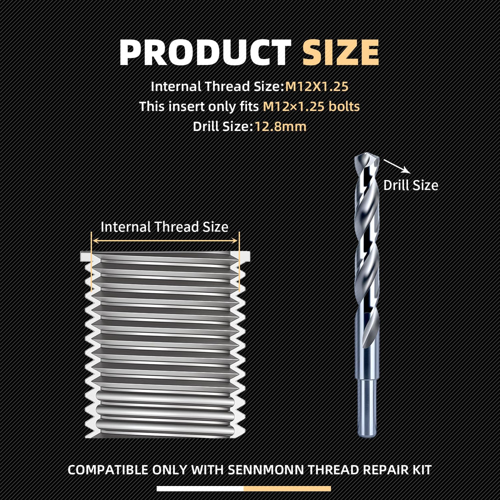 SENNMONN counterbore and installation driver displayed for precise insert seating