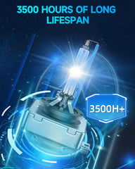 SENROBO beam on dark road showing extended visibility benefit