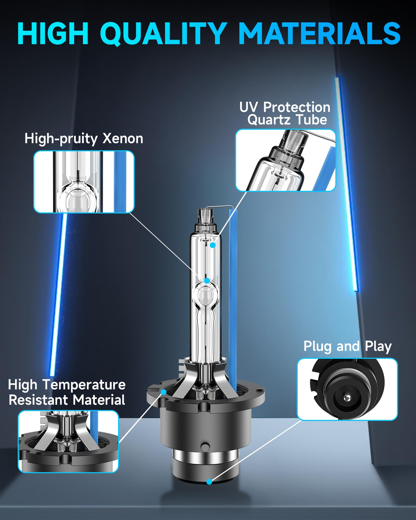 SENROBO bulb installed in Acura headlight assembly demonstrating seamless OEM fit