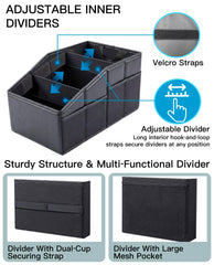SenronKalm top view with adjustable dividers demonstrating flexible compartments