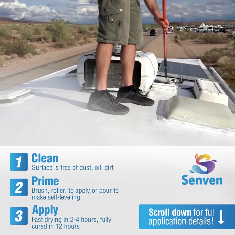 SENVEN coating on RV vent cover showing weatherproofing and flexible seal