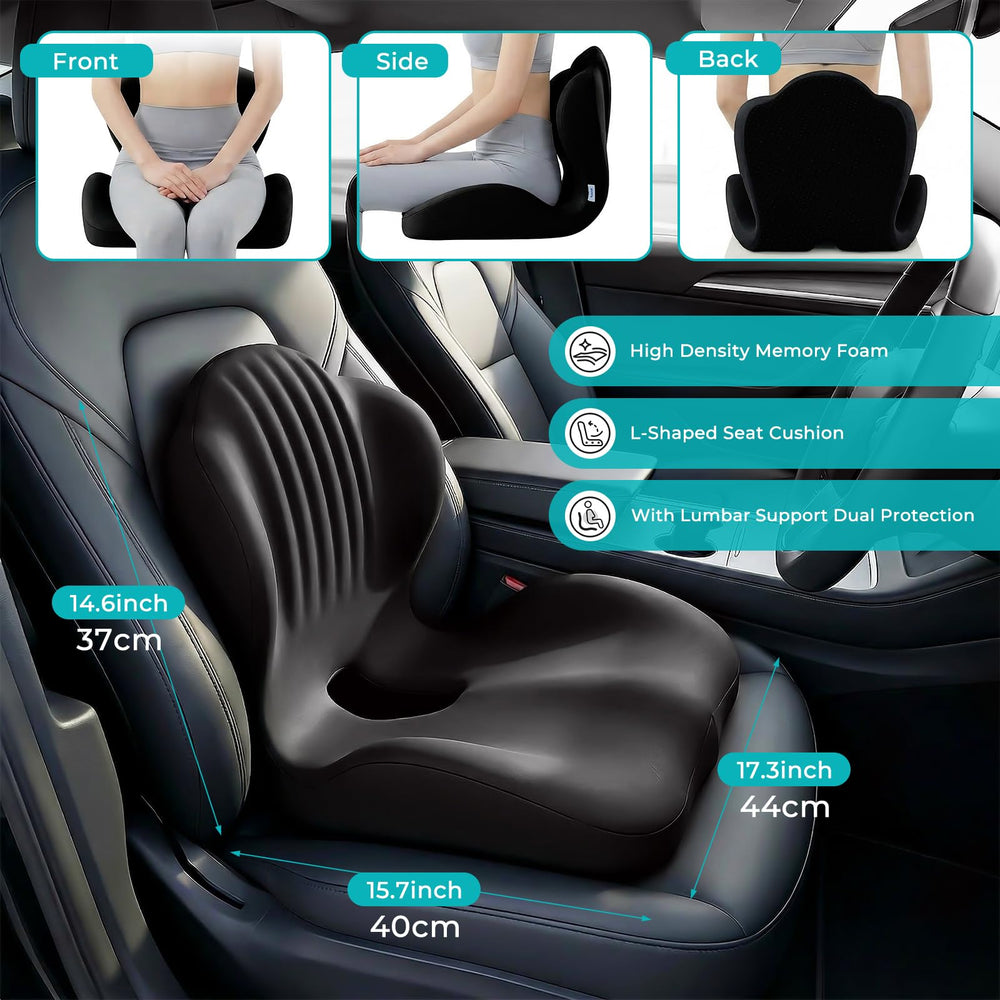 Serdyes close-up of high lumbar profile improving back support while seated