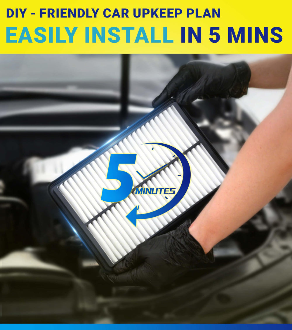 SERVKITOUR engine filter installed in Ram 1500 illustrating fitment