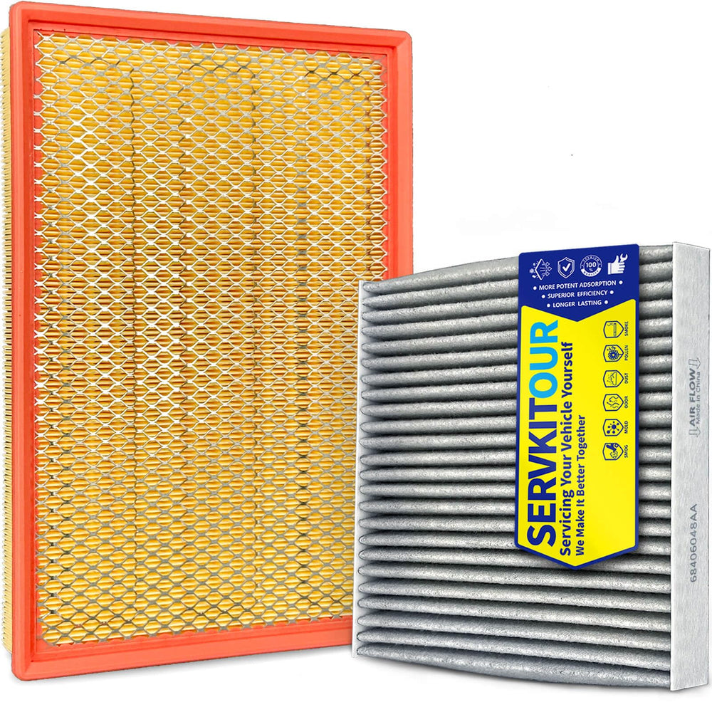 SERVKITOUR front packaging showing both filters and kit convenience
